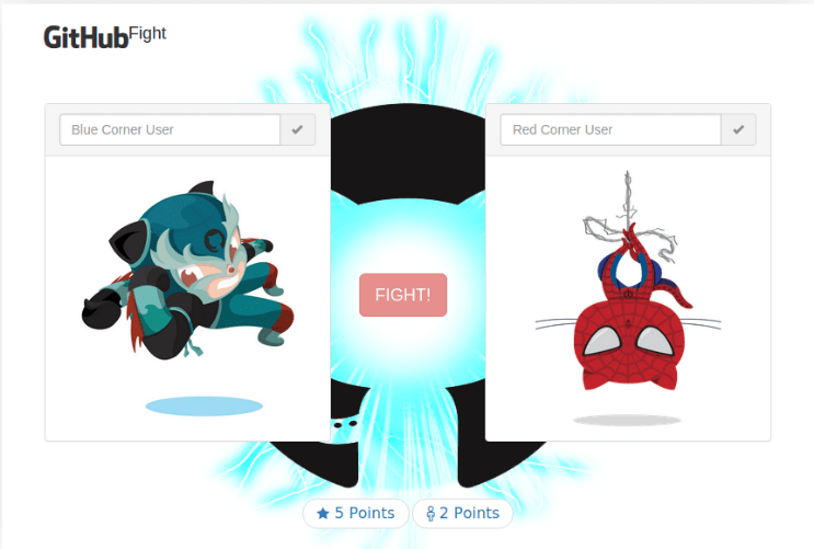Github fight application